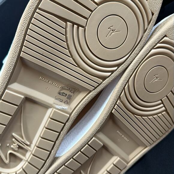Giuseppe Zanotti GZ94 Low Top Leather Sneakers Size 41 - Picture 13 of 15